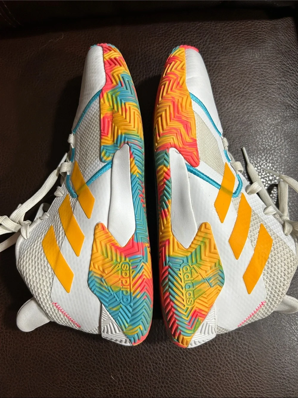 Adidas Athletic Sneakers with Multicolor Sole
